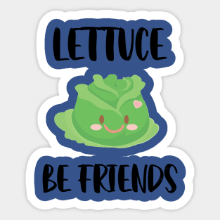 Lettuce Be Friends 2 Sticker